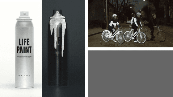 Reflective Spray Paint May Greatly Improve Bicycle Safety 